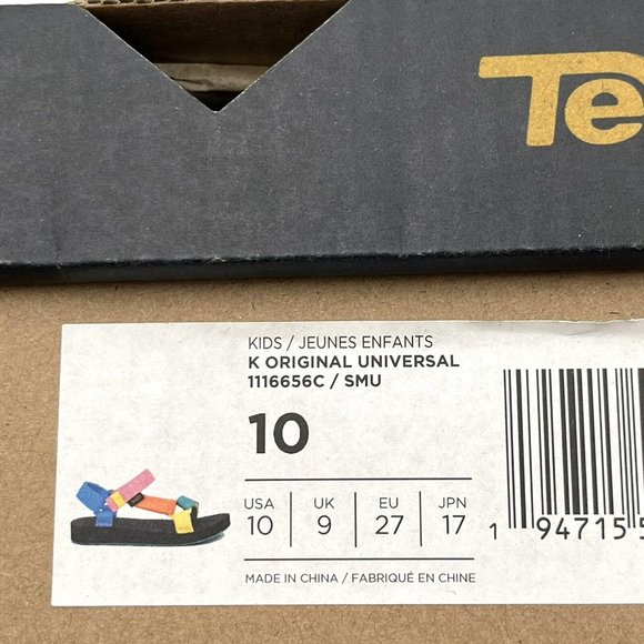Teva Toddler Girl's Sport Sandals Size 9 Multicolor Lightweight Adjust Straps - Picture 13 of 16